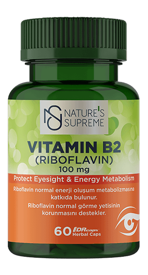 NATURE'S SUPREME VİTAMİN B2 60 KAPSÜL