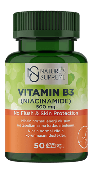 NATURE'S SUPREME VİTAMİN B3 50 KAPSÜL